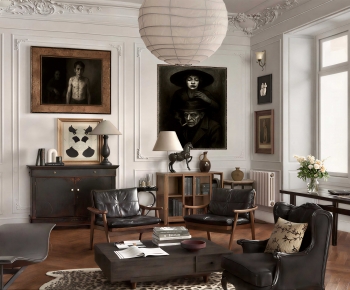 French Style A Living Room-ID:397736074