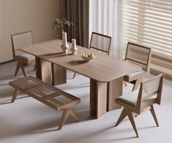Modern Dining Table And Chairs-ID:539851907