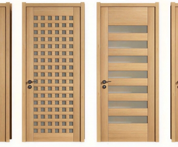 Modern Solid Wood Door-ID:225759033