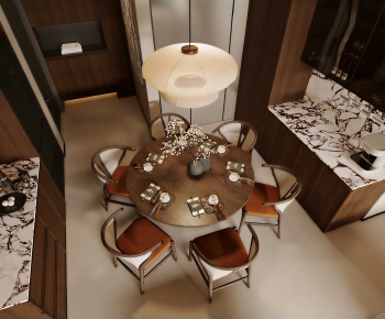 Modern Dining Table And Chairs-ID:255156991