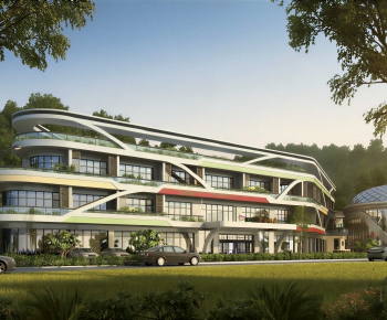 Modern Architecture Of Artistic Style-ID:363792902