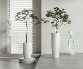Modern Ground Green Plant Potted Plants-ID:245085001
