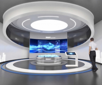 Modern Exhibition Hall-ID:190752987