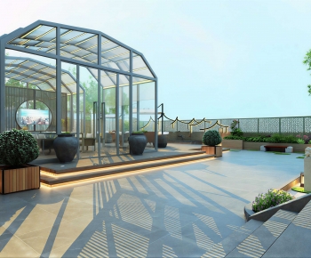 New Chinese Style Glass Sunshine Room-ID:328268058
