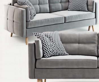 Nordic Style A Sofa For Two-ID:496418954