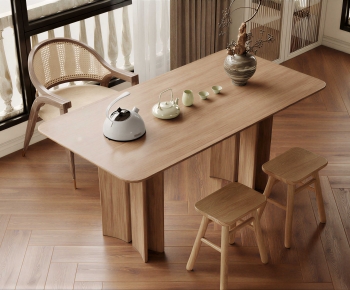 New Chinese Style Tea Tables And Chairs-ID:823380924