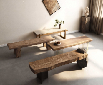 Wabi-sabi Style Bench-ID:387769942