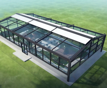 Modern Glass Sunshine Room-ID:402873994