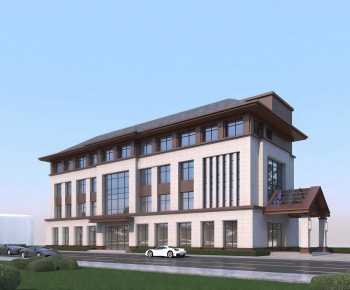 New Chinese Style Public Building-ID:247751952
