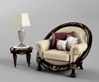 European Style Single Sofa-ID:963269001