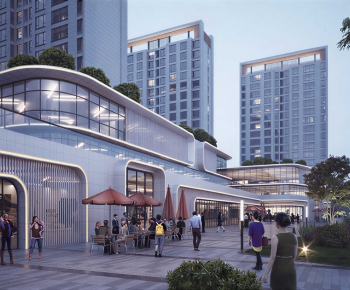 Modern Commercial Street-ID:124368912