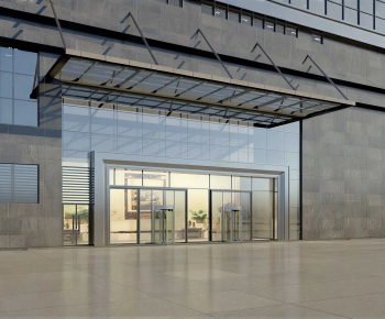 Modern Office Reception Desk-ID:222984081