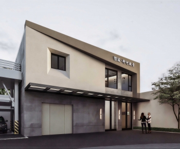 Modern Appearance Of Commercial Building-ID:986422067