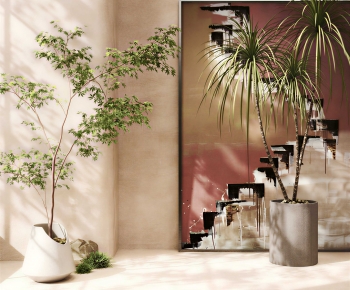 Modern Ground Green Plant Potted Plants-ID:329756989