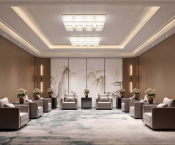 New Chinese Style Reception Room-ID:744178061