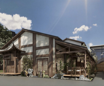 New Chinese Style Residential Building-ID:532361035
