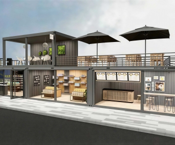 Modern Appearance Of Commercial Building-ID:983200075
