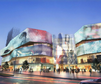 Modern Appearance Of Commercial Building-ID:498882062