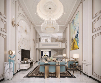 European Style A Living Room-ID:924642092
