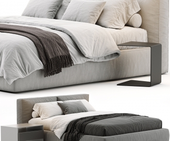 Modern Double Bed-ID:176049955