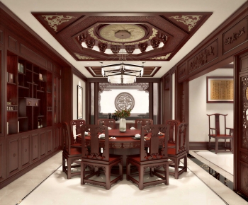 Chinese Style Dining Room-ID:360161073