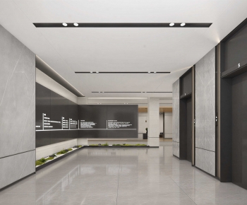 Modern Office Elevator Hall-ID:402190718
