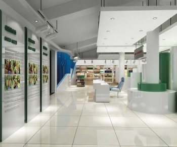 Modern Exhibition Hall-ID:616339926