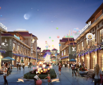 New Chinese Style Commercial Street-ID:101149152