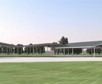 Modern Outdoor Parking Lot-ID:562258014