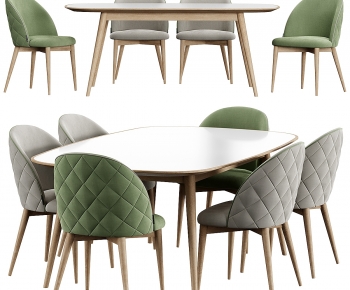 Modern Dining Table And Chairs-ID:997194051