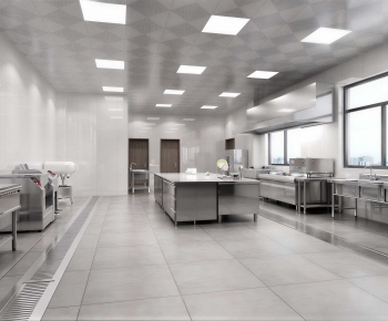 Modern Central Kitchen-ID:712436915