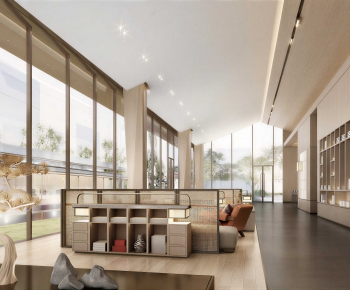 New Chinese Style Lobby Hall-ID:992857934