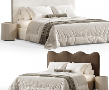 Modern Double Bed-ID:832768922