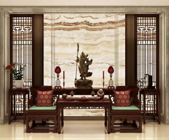 Chinese Style Buddhist Niche-ID:663456923