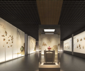 New Chinese Style Exhibition Hall-ID:986841922