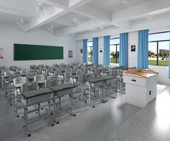 Modern School Classrooms-ID:867377042