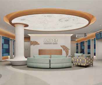 Modern Hospital Hall-ID:440939909