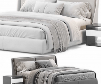 Modern Double Bed-ID:830309436