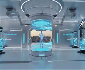 Modern Exhibition Hall-ID:333148006