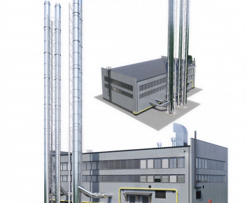 Modern Industrial Building-ID:903616917