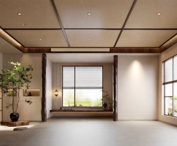Wabi-sabi Style Hallway-ID:933301932