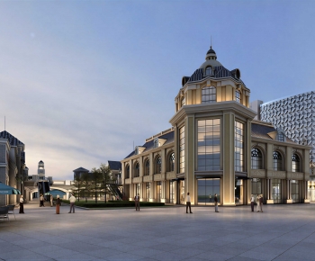 European Style Commercial Street-ID:823442946
