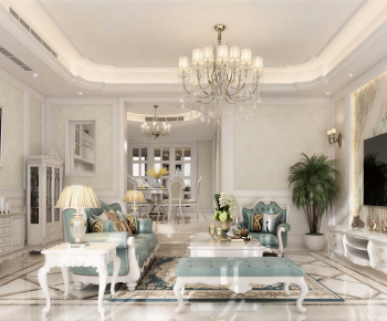 European Style A Living Room-ID:223710061
