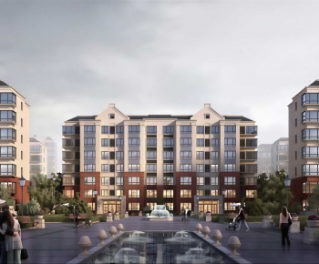 Modern Residential Building-ID:721163032