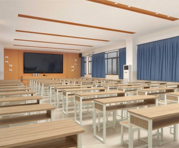 Modern School Classrooms-ID:516892919