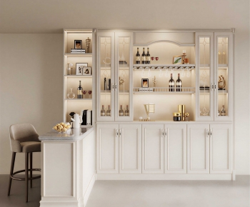French Style Wine Cabinet-ID:811419962