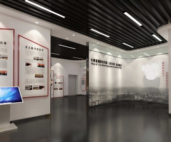 Modern Exhibition Hall-ID:151424887