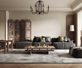 French Style A Living Room-ID:907963046