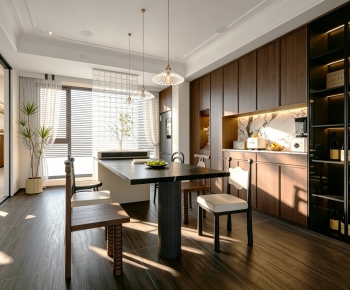 Modern Dining Room-ID:980108023