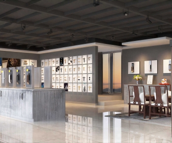 Modern Exhibition Hall-ID:619050035